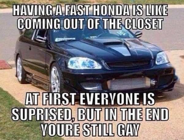 having a fast honda funny picture