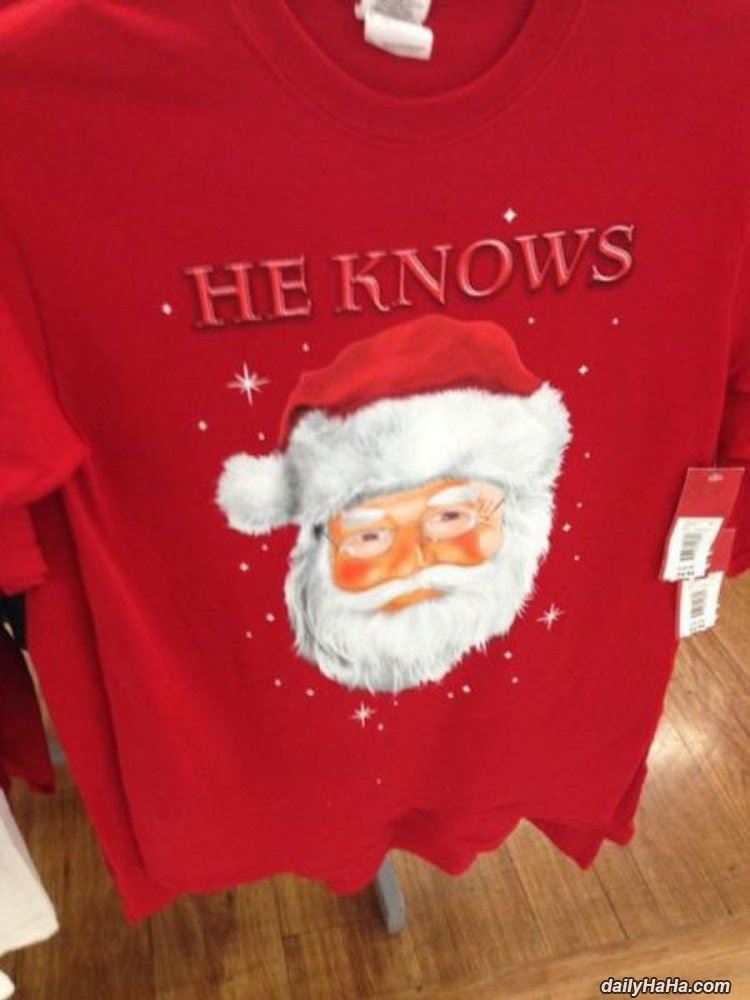 he knows funny picture