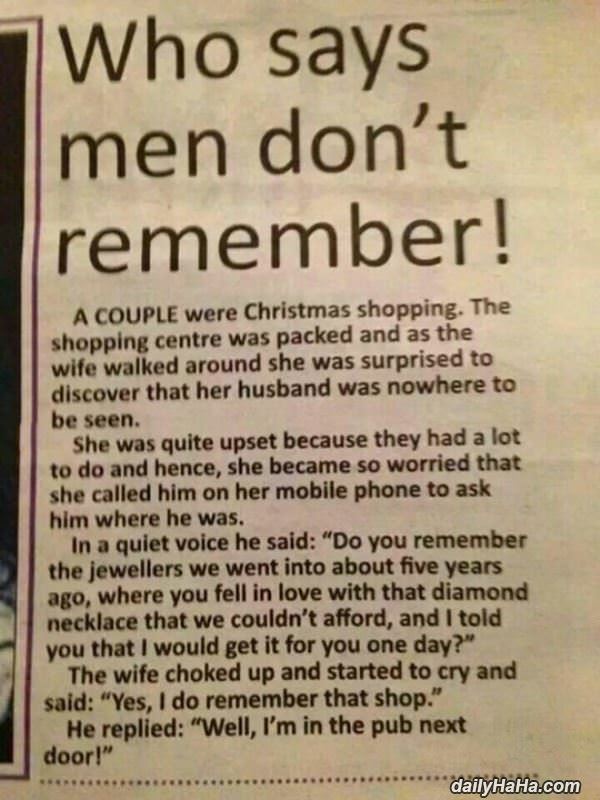 he remembered funny picture