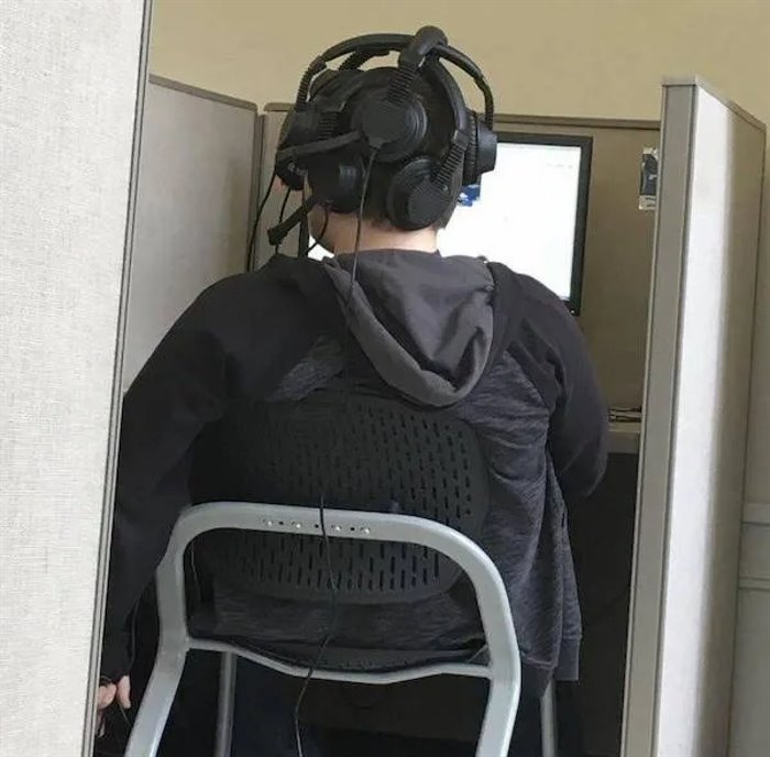 headset man