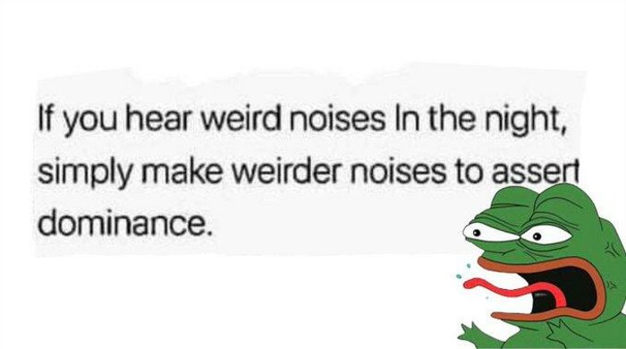 hearing weird noises