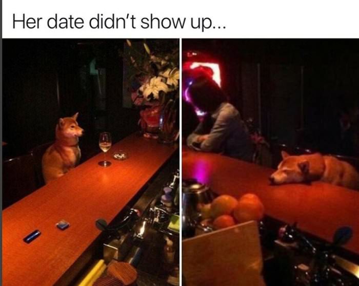her date didnt show up