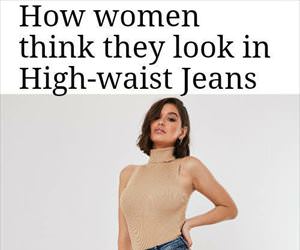 high waste jeans