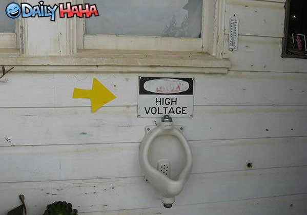 High Voltage Urinal
