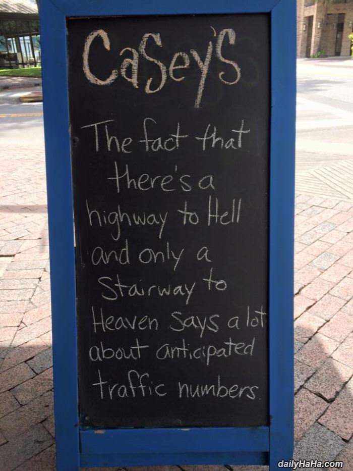 highway to hell funny picture
