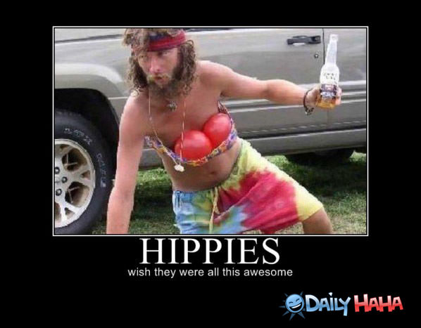Hippies funny picture