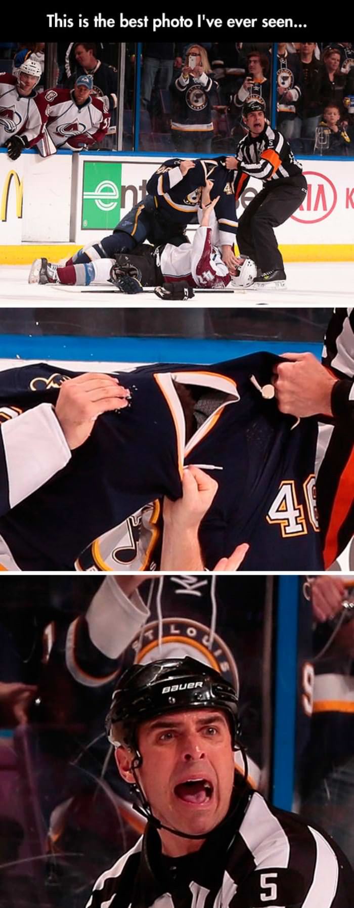 hockey fight funny picture