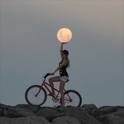 holding the moon