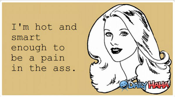 Hot and Smart funny picture