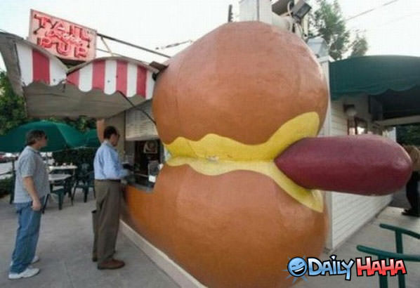 Hot Dog Stand funny picture