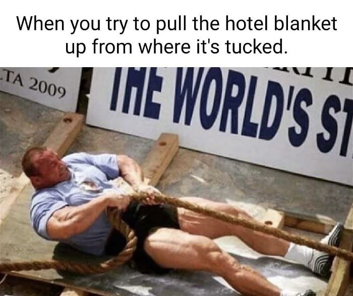 hotel blanket