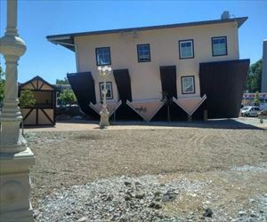 house is upside down