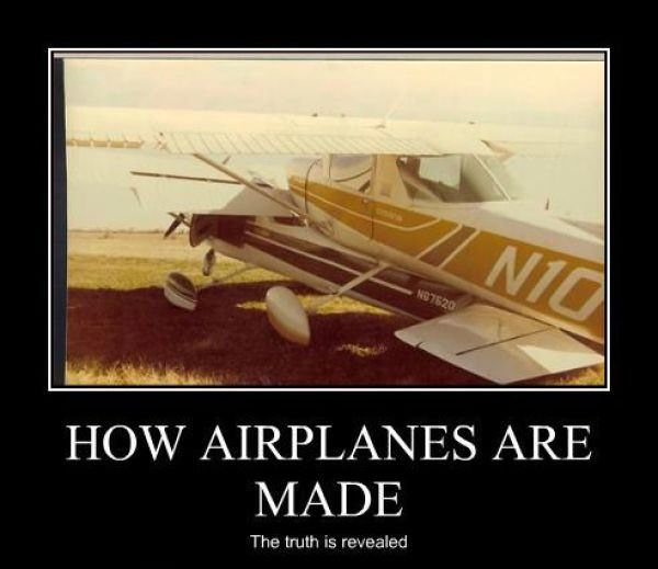 How Airplanes Are Make funny picture