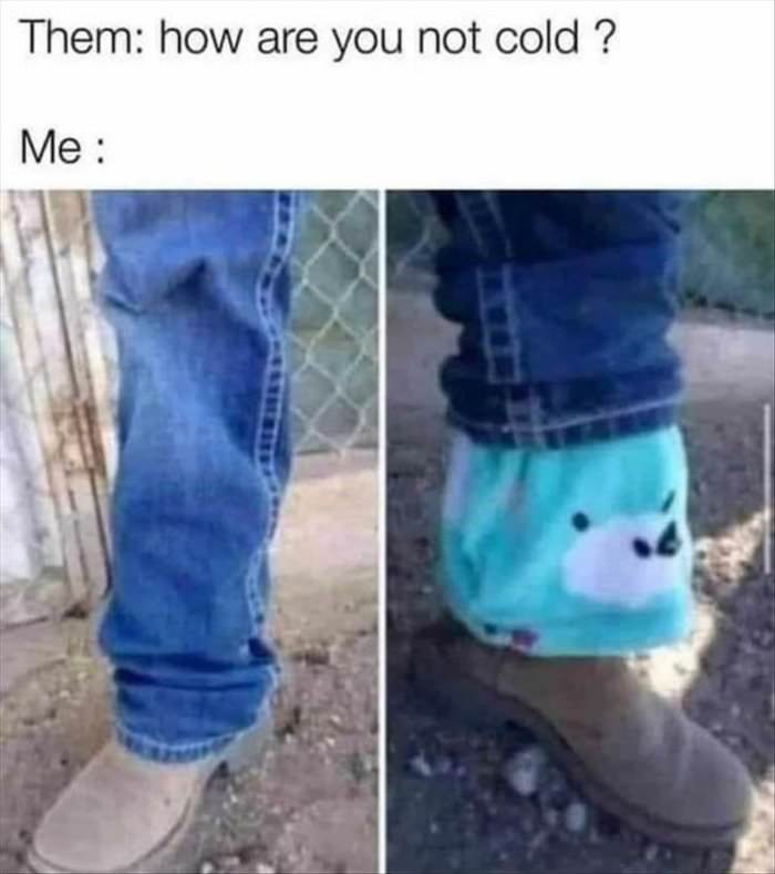 how are you not cold ... 2