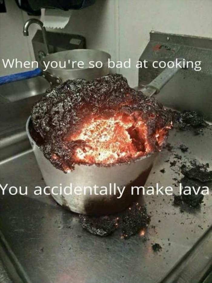 how bad at cooking do you have to be