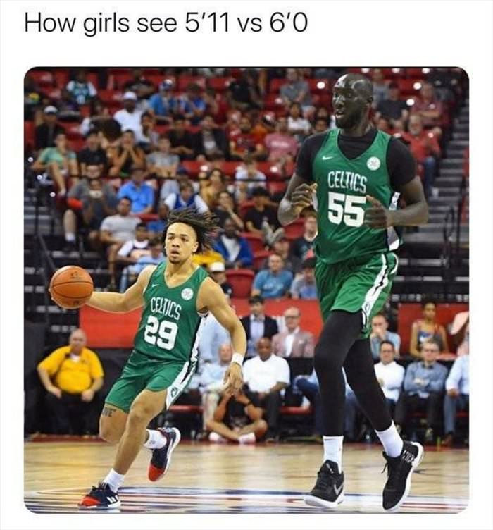 how girls see height