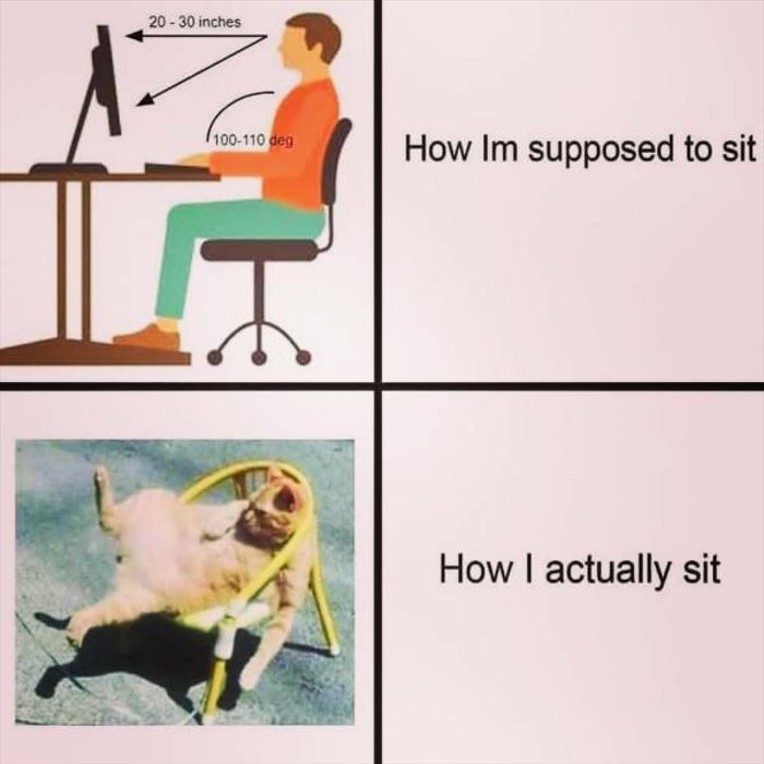 how i sit ... 2