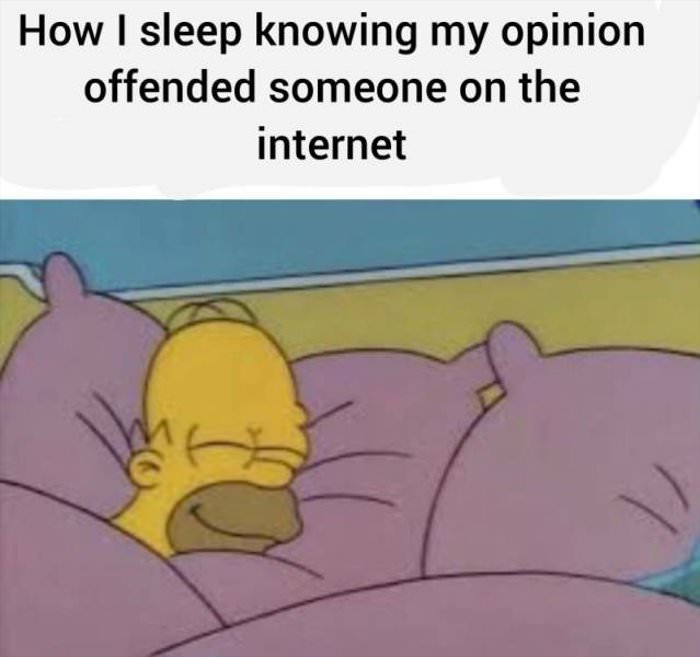 how i sleep knowing ... 2