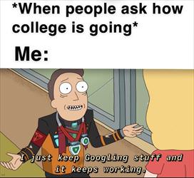 how is college going