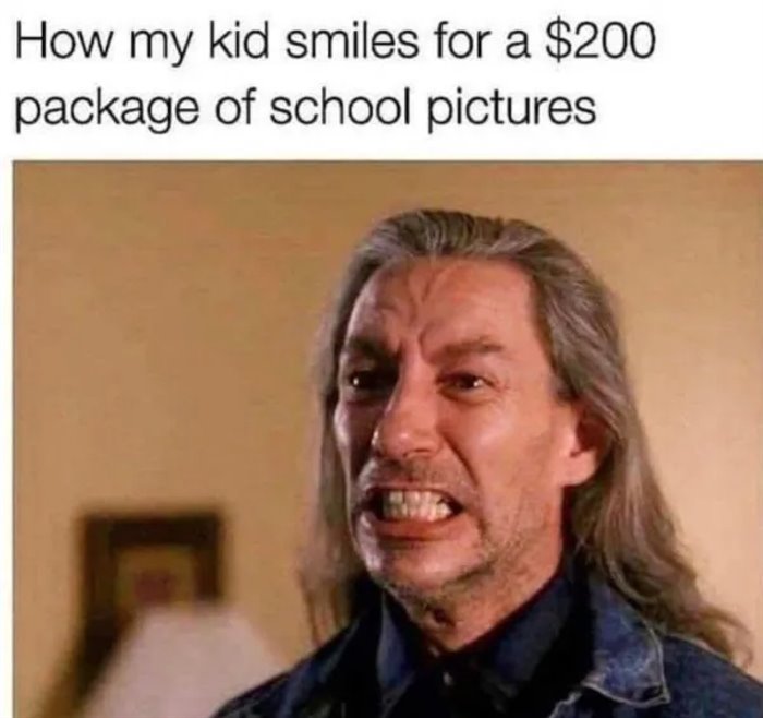 how my kid smiles