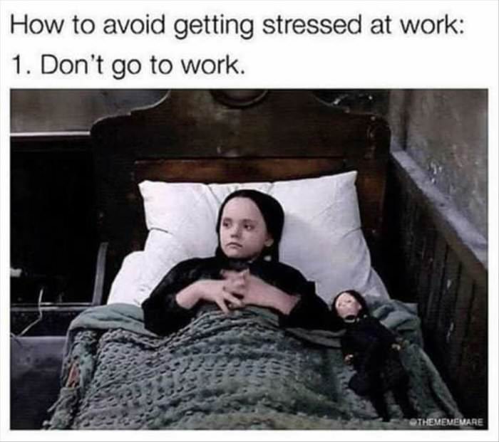 how to avoid the stress