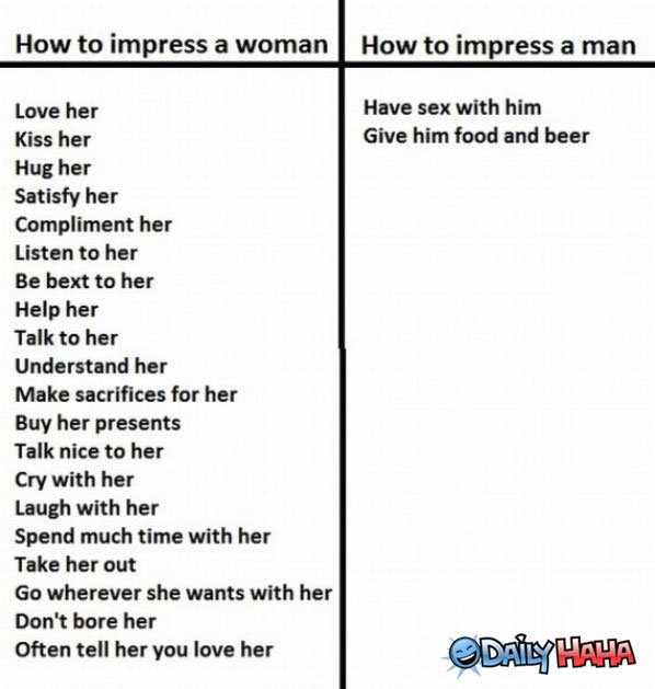 How to Impress funny picture