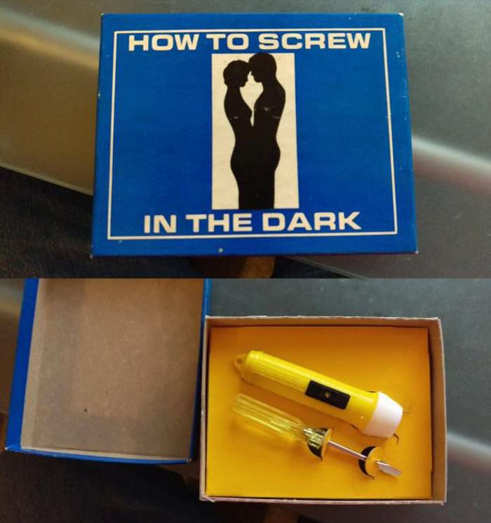 how to screw in the dark