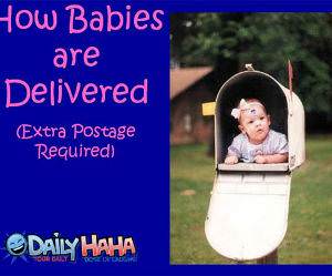 Baby Delievered By Mail