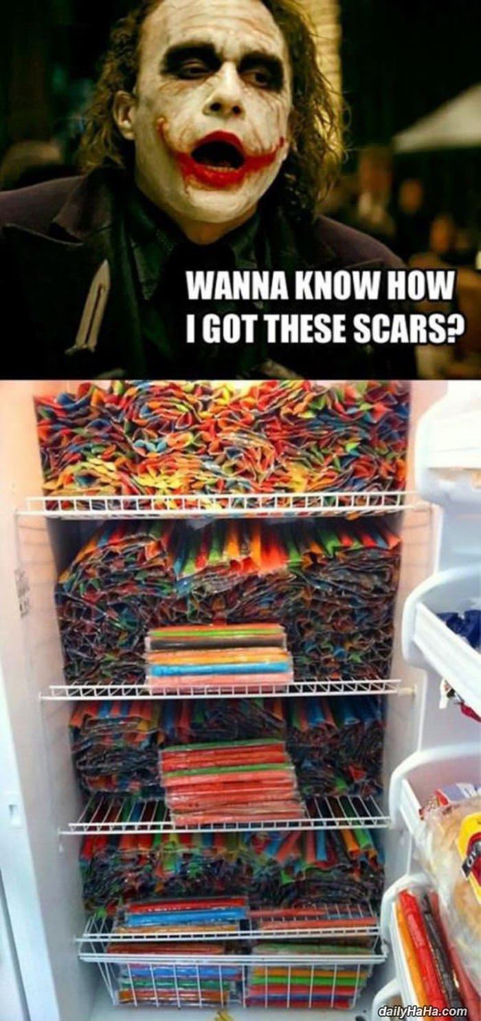 how i got these scars funny picture