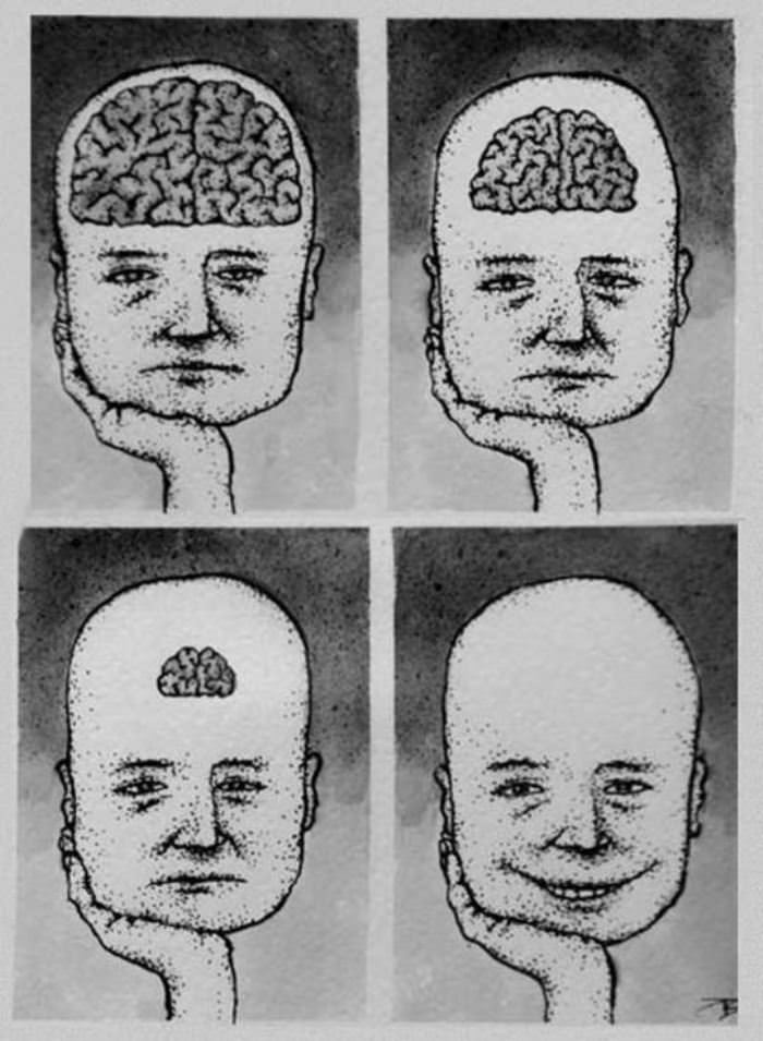 how to be happy funny picture