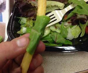 how to eat a salad funny picture