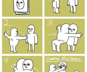 how to hug a man funny picture