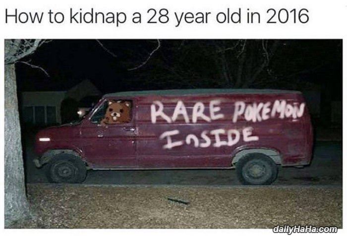 how to kidnap a 28 year old funny picture