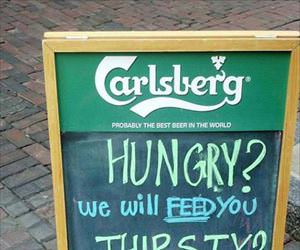 hungry or thirsty