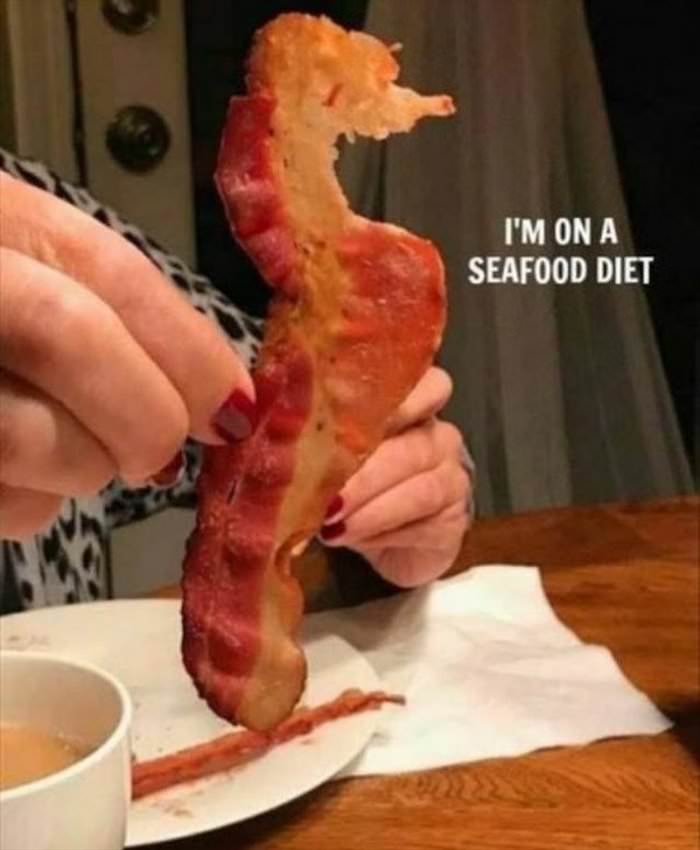 i am on a seafood diet