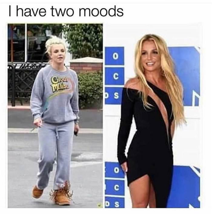 i have two moods