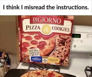 i misread the instructions