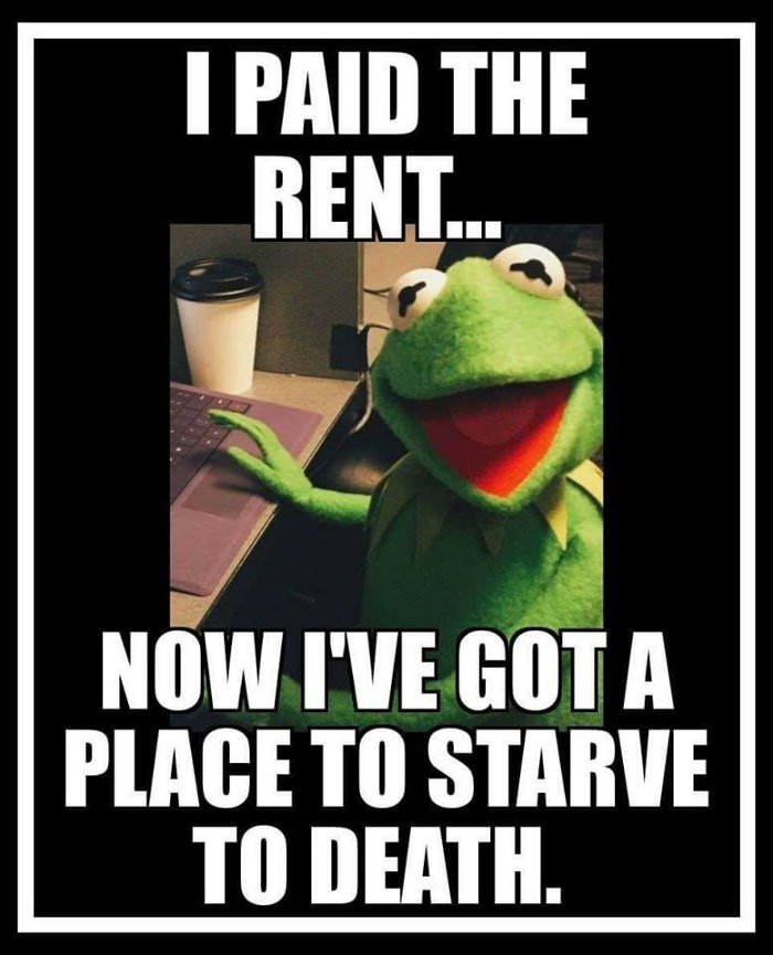 i paid the rent