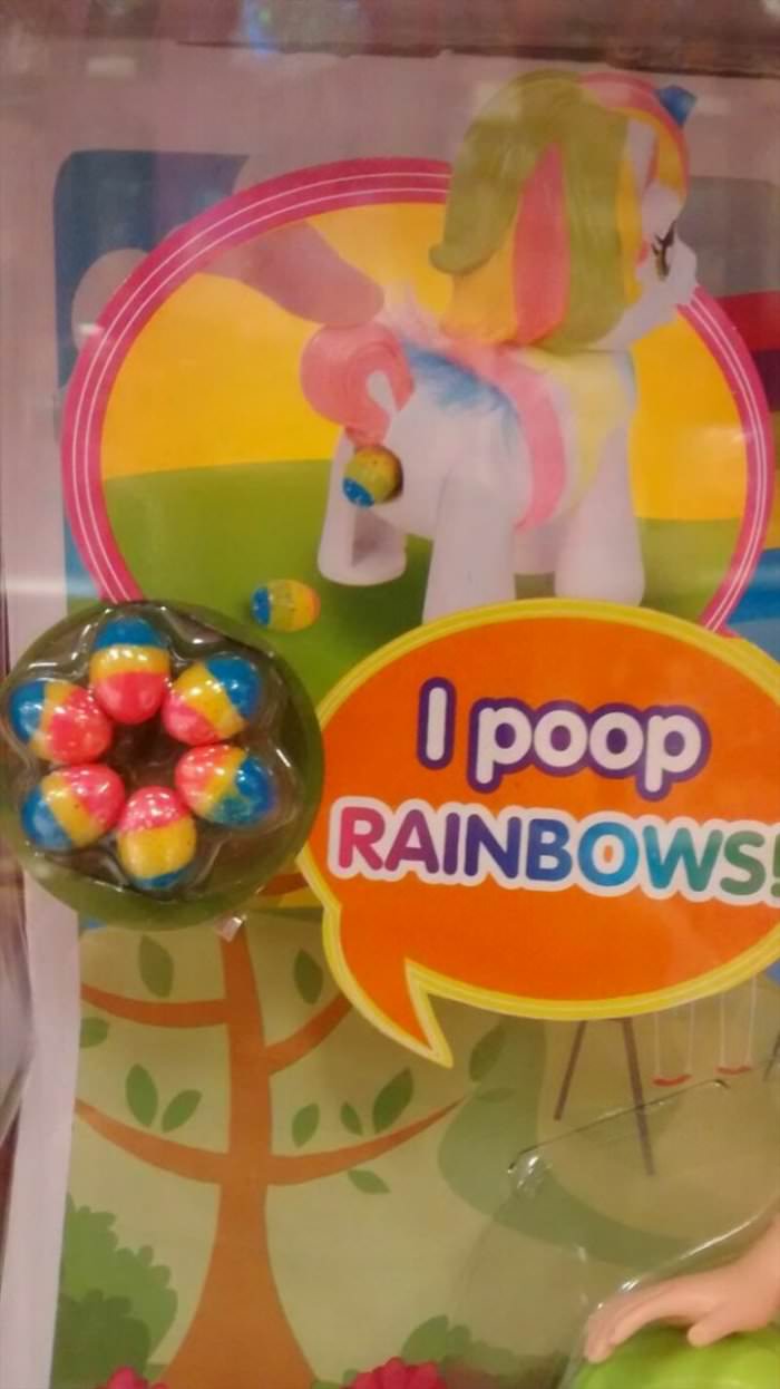i poop rainbows