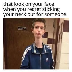 i regret that