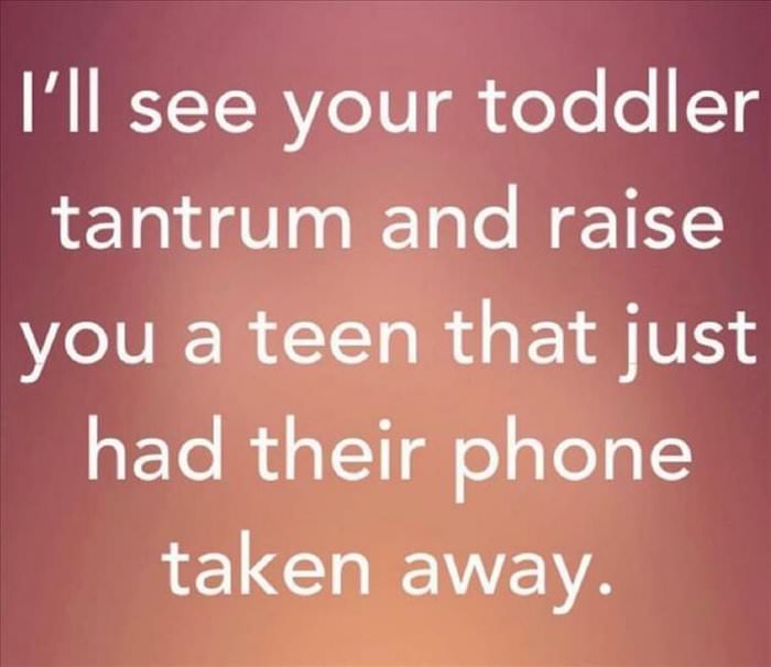 i see your tantrum