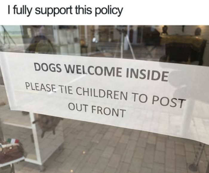 i support this policy