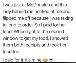 i was at the drive through