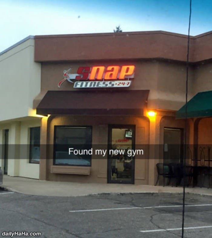 i found my new gym funny picture