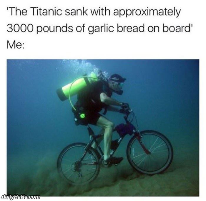 i love garlic bread funny picture