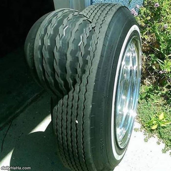 i think i need a new tire funny picture
