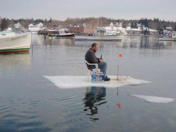 ice fishing