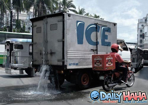 Ice Truck With Problems
