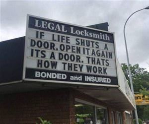 if life shuts a door funny picture