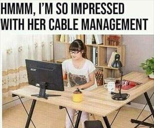 impressive cable management ... 2